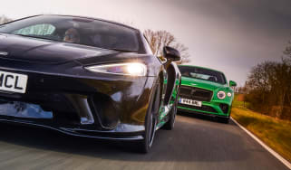 McLaren GT and Bentley Continental GT Speed